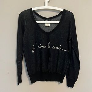 Agnès b. “j’aime le cinéma!” Sweater